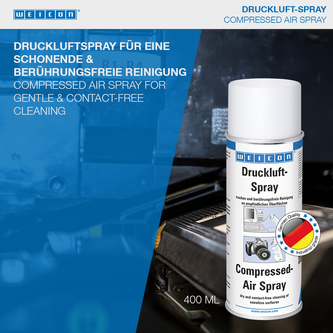 Compressed-Air Spray | for contact-free cleaning