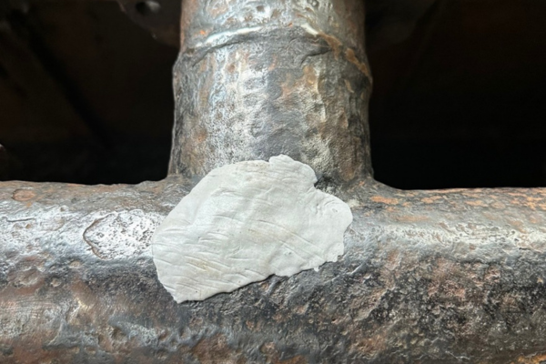 metal, rust, weld, patch, oxidation