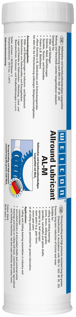 AL-M High-Performance Grease | Long-term lubrication with MoS2 AL-M High-Performance Grease | Long-term lubrication with MoS2