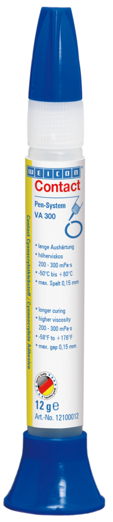 VA 300 Cyanoacrylate Adhesive | instant adhesive for porous and absorbent materials VA 300 Cyanoacrylate Adhesive | instant adhesive for porous and absorbent materials