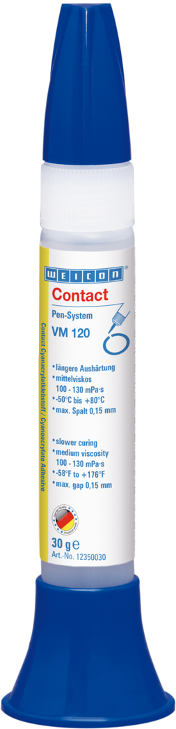 VM 120 Cyanoacrylate Adhesive | instant adhesive with medium viscosity for metal VM 120 Cyanoacrylate Adhesive | instant adhesive with medium viscosity for metal