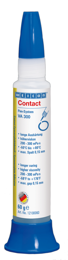 VA 300 Cyanoacrylate Adhesive | instant adhesive for porous and absorbent materials VA 300 Cyanoacrylate Adhesive | instant adhesive for porous and absorbent materials