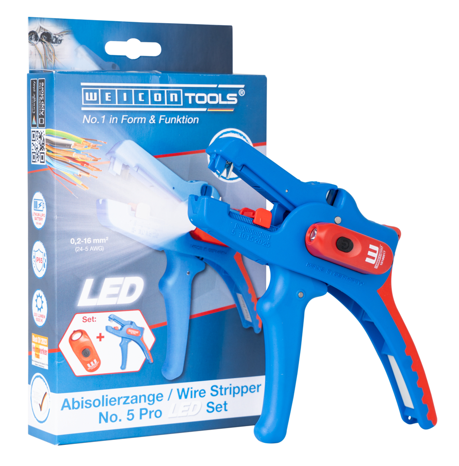 Wire Stripper No. 5 Pro LED Set