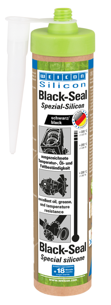 Black-Seal Special Silicone | permanently elastic sealant for oil- or grease-resistant areas