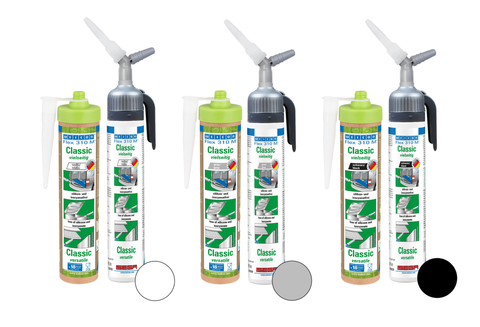Flex 310 M® Classic MS-Polymer | MS polymer-based elastic adhesive for versatile use