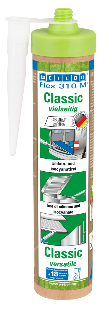 Flex 310 M® Classic MS-Polymer | MS polymer-based elastic adhesive for versatile use