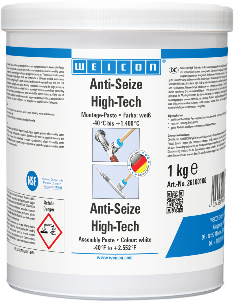 Anti-Seize Assembly Paste | lubricant and release agent paste