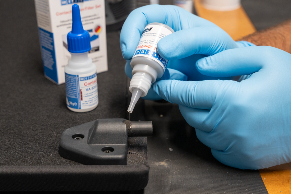 Contact-Filler Set | transparent special filler and cyanoacrylate adhesive Contact VA 8312