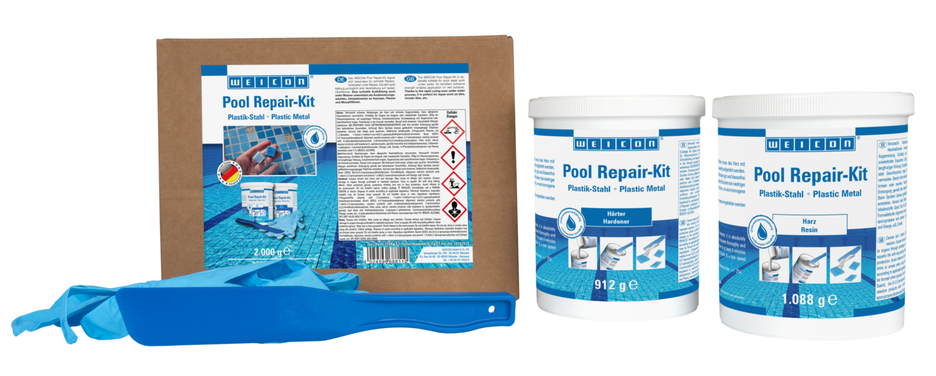 WEICON Pool Repair-Kit | fast repair work, even underwater
