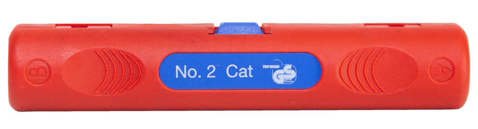 Stripper No.2 Cat | for stripping data and network cables I Working range 4.5 - 10 mm Ø Stripper No.2 Cat | for stripping data and network cables I Working range 4.5 - 10 mm Ø