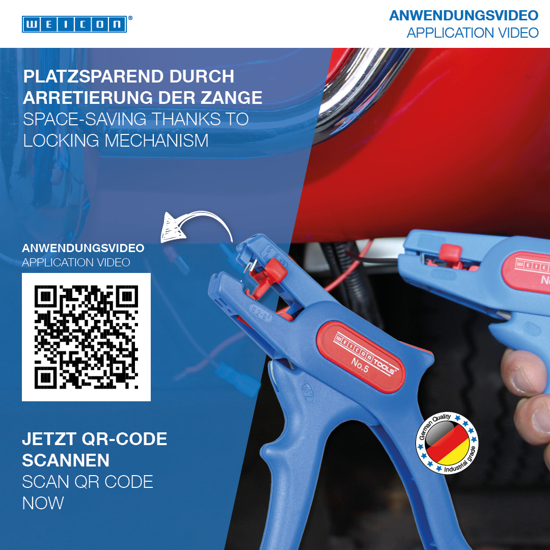 Wire Stripper No. 5 | for all common stranded and solid conductors I working range 0,2 - 6,0 mm²