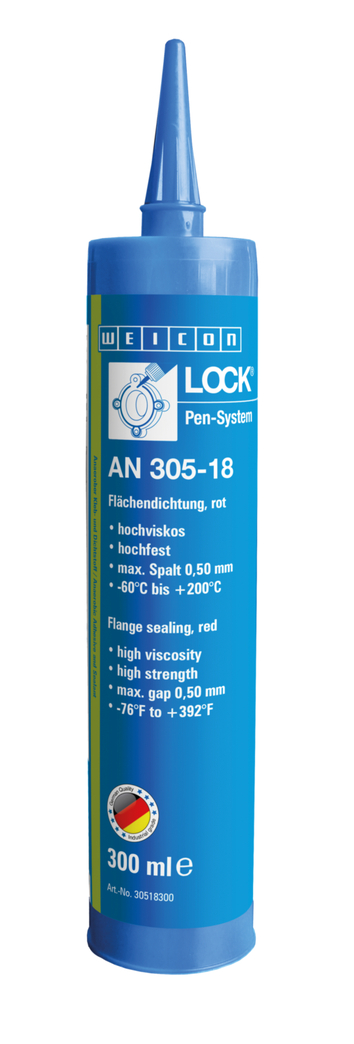 WEICONLOCK® AN 305-18 Flange sealing | for large gap bridging, high strength, high viscosity WEICONLOCK® AN 305-18 Flange sealing | for large gap bridging, high strength, high viscosity