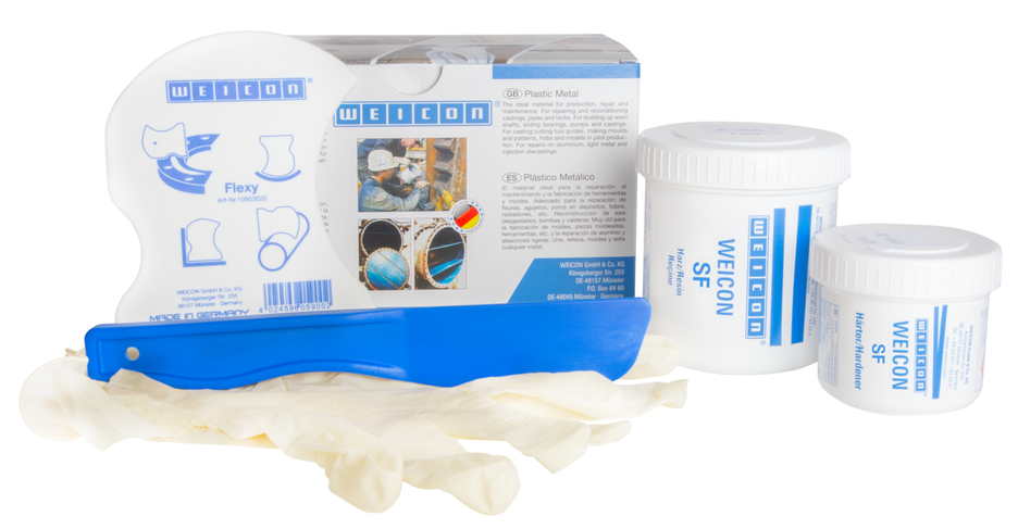 WEICON SF | steel-filled epoxy resin system for repairs and moulding DNV-certified WEICON SF | steel-filled epoxy resin system for repairs and moulding DNV-certified