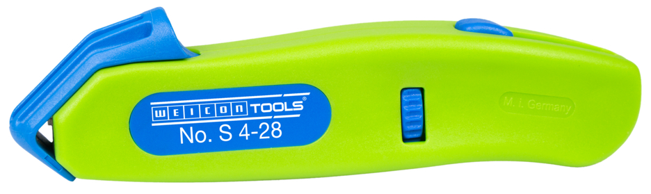 Cable Stripper No. S 4 - 28 Green Line | Sustainable stripping tool I with retractable hook blade I working range 4 - 28 mm Ø Cable Stripper No. S 4 - 28 Green Line | Sustainable stripping tool I with retractable hook blade I working range 4 - 28 mm Ø