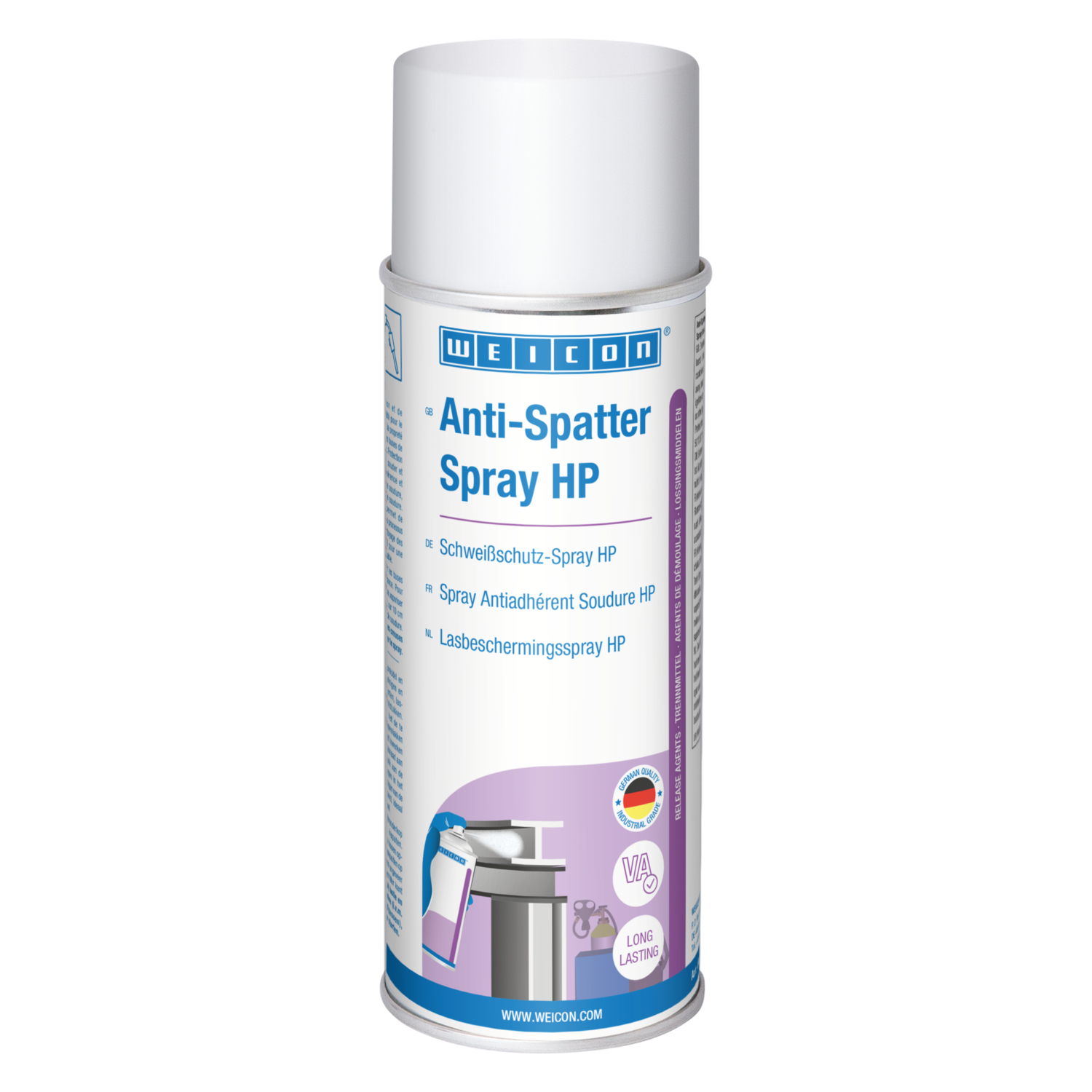 WEICON Anti-Spatter Spray HP | protects against the adhesion and penetration of welding spatter