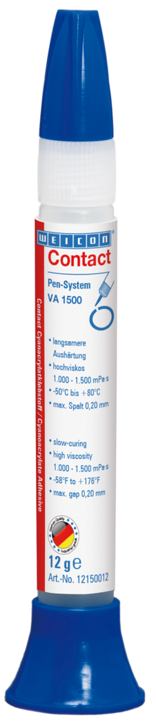 VA 1500 Cyanoacrylate Adhesive | instant adhesive for rubber, metal,  porous and absorbent materials VA 1500 Cyanoacrylate Adhesive | instant adhesive for rubber, metal,  porous and absorbent materials