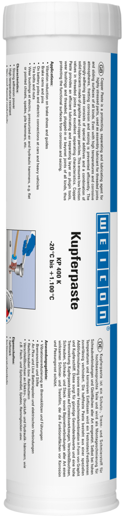 Copper Paste | copper-based lubricant and release agent paste