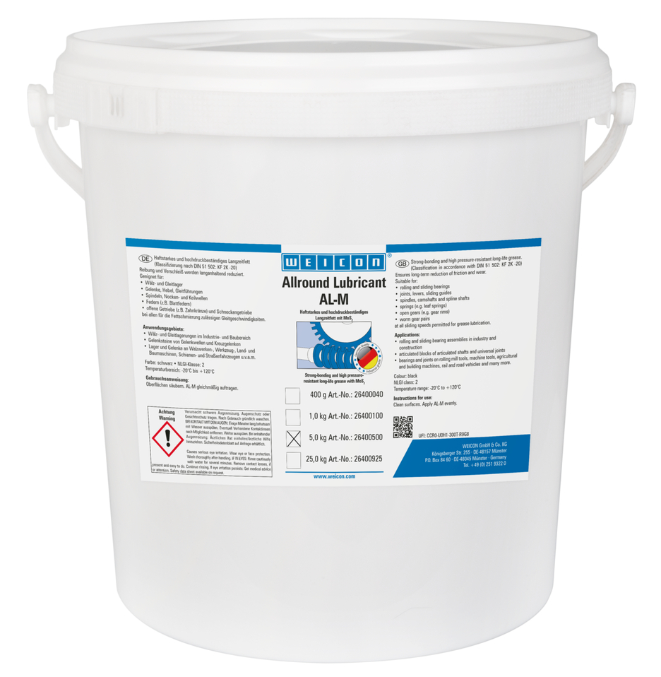 AL-M High-Performance Grease | Long-term lubrication with MoS2 AL-M High-Performance Grease | Long-term lubrication with MoS2