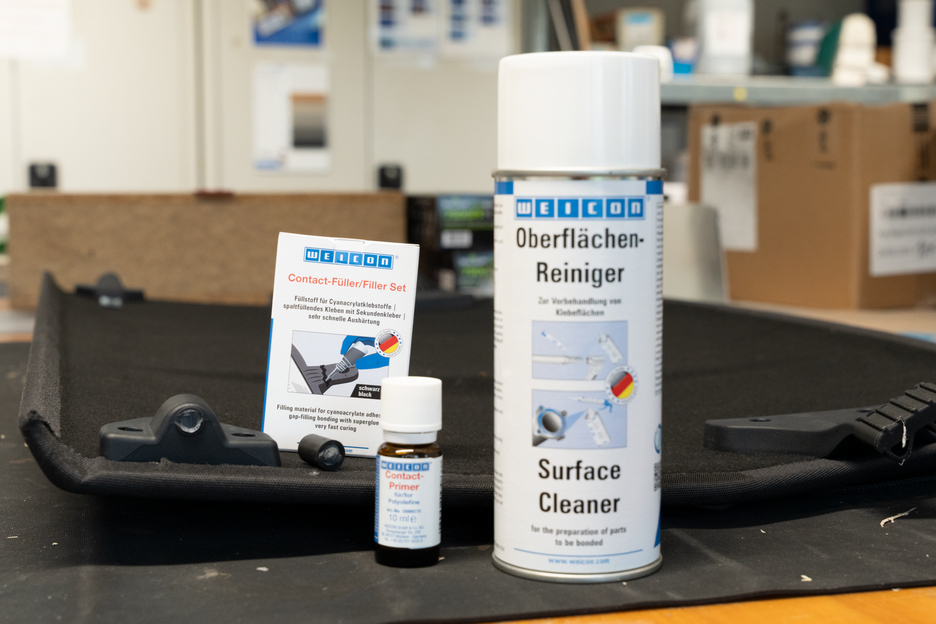 Contact-Filler Set | transparent special filler and cyanoacrylate adhesive Contact VA 8312