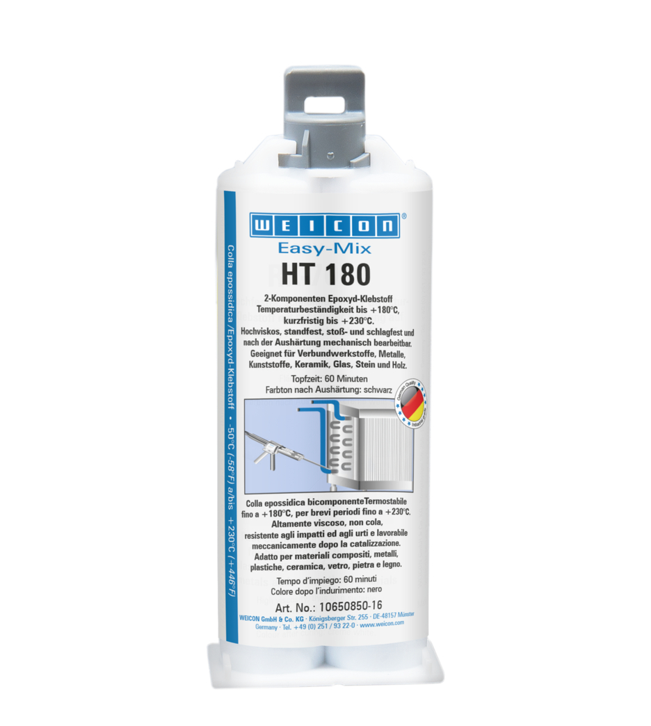 WEICON Easy-Mix HT 180 Epoxy Adhesive | epoxy adhesive high-temperature-resistant up to 180°C