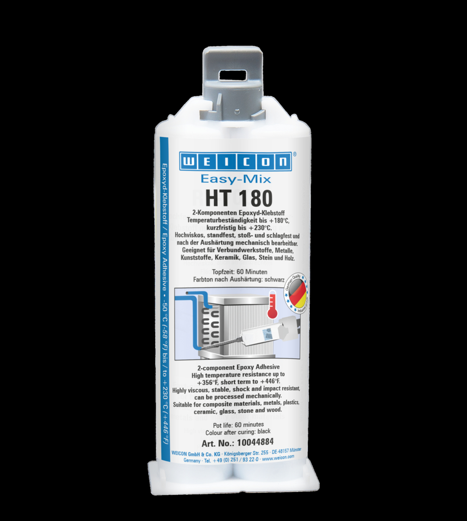 WEICON Easy-Mix HT 180 Epoxy Adhesive | epoxy adhesive high-temperature-resistant up to 180°C