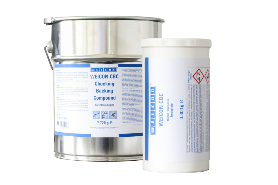 WEICON CBC | aluminium-filled epoxy resin system for casting  and gap compensation, ABS-certified WEICON CBC | aluminium-filled epoxy resin system for casting  and gap compensation, ABS-certified