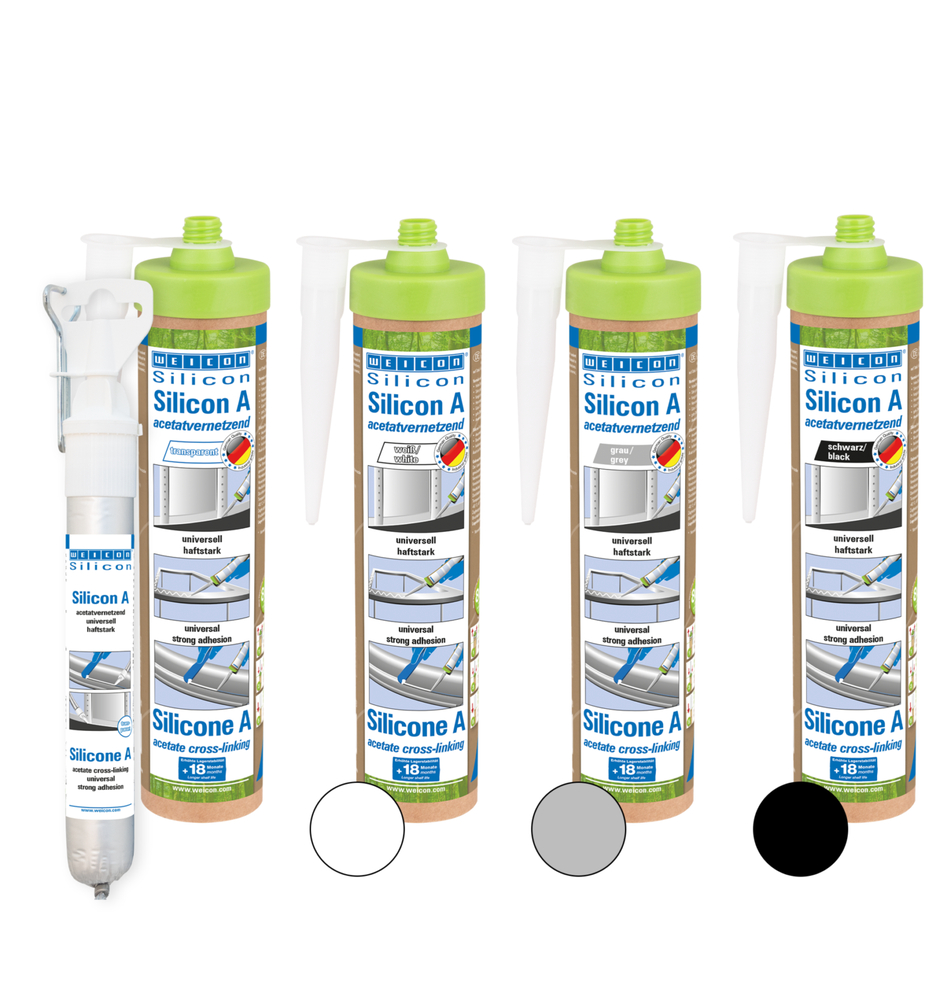 Silicone A | acetoxy-curing and fungicidal sealant