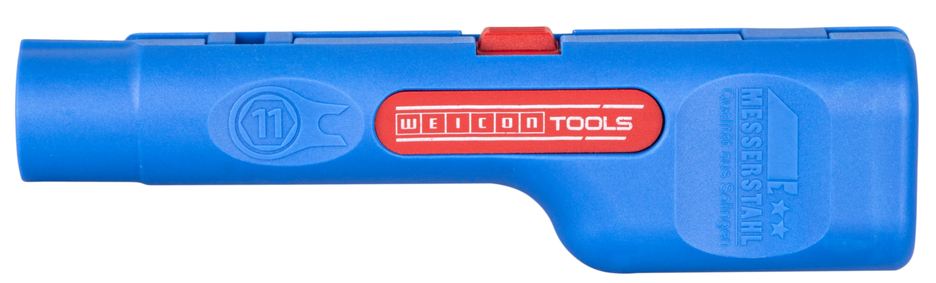 Coax-Stripper No 1 F Plus - suitable for F-compression connectors | for skinning and stripping coaxial cables incl. untwisting aid Coax-Stripper No 1 F Plus - suitable for F-compression connectors | for skinning and stripping coaxial cables incl. untwisting aid