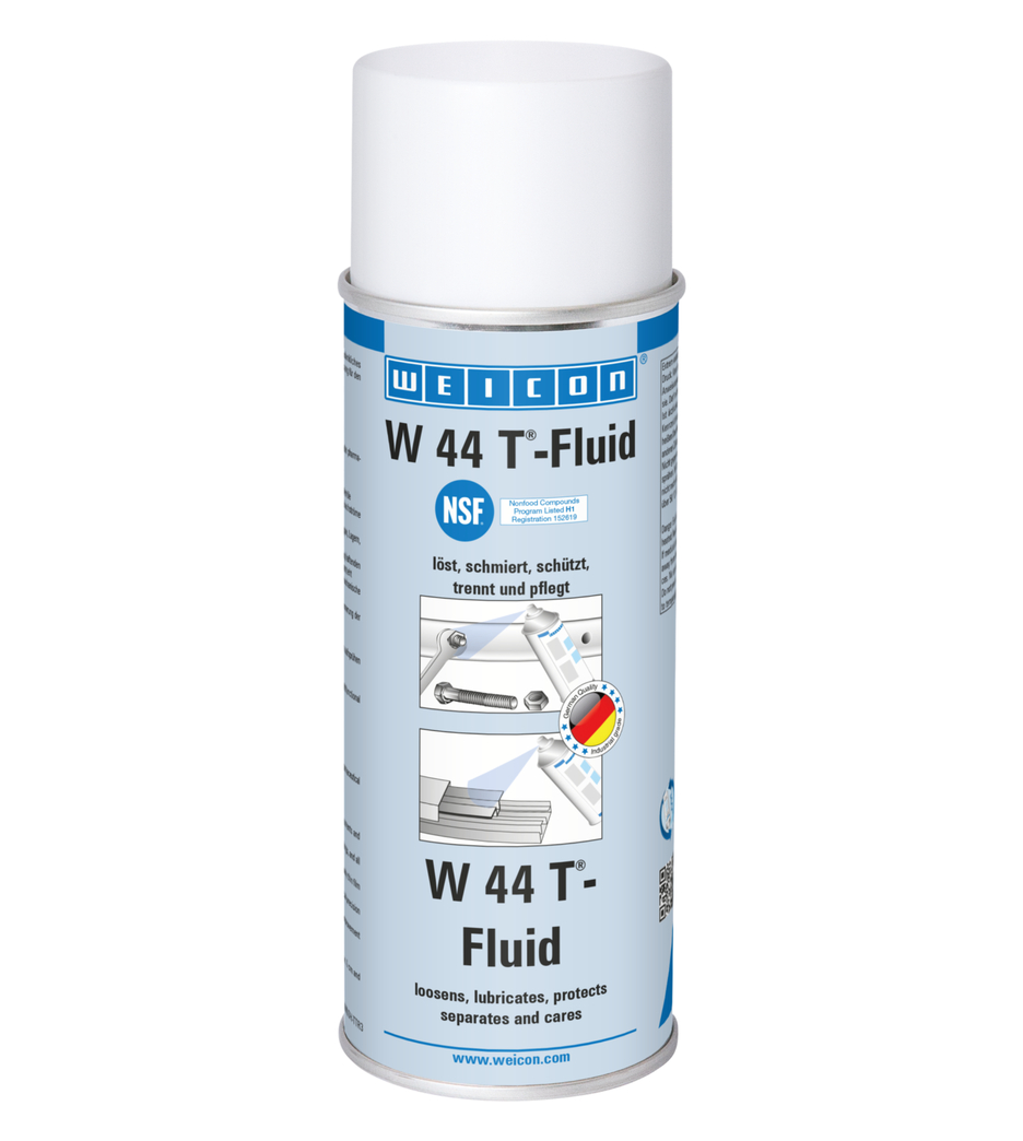 W 44 T®-Fluid | lubricating and multifunctional oil for the food sector NSF H1 W 44 T®-Fluid | lubricating and multifunctional oil for the food sector NSF H1