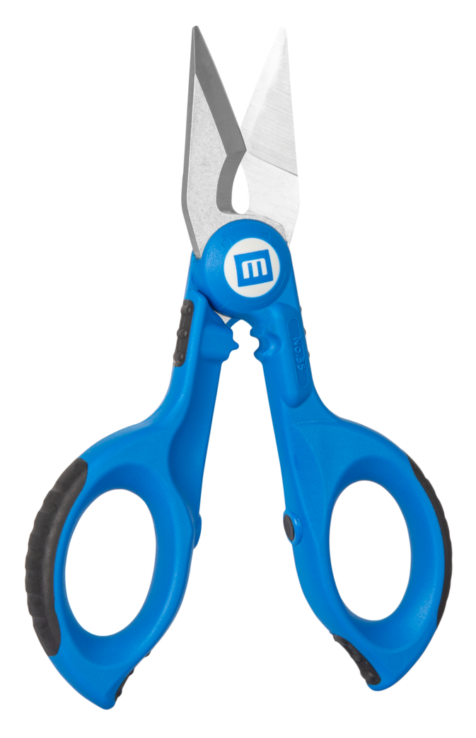 Cable Scissors No. 35 | with 2-component handles for more safety incl. stripping and crimping function