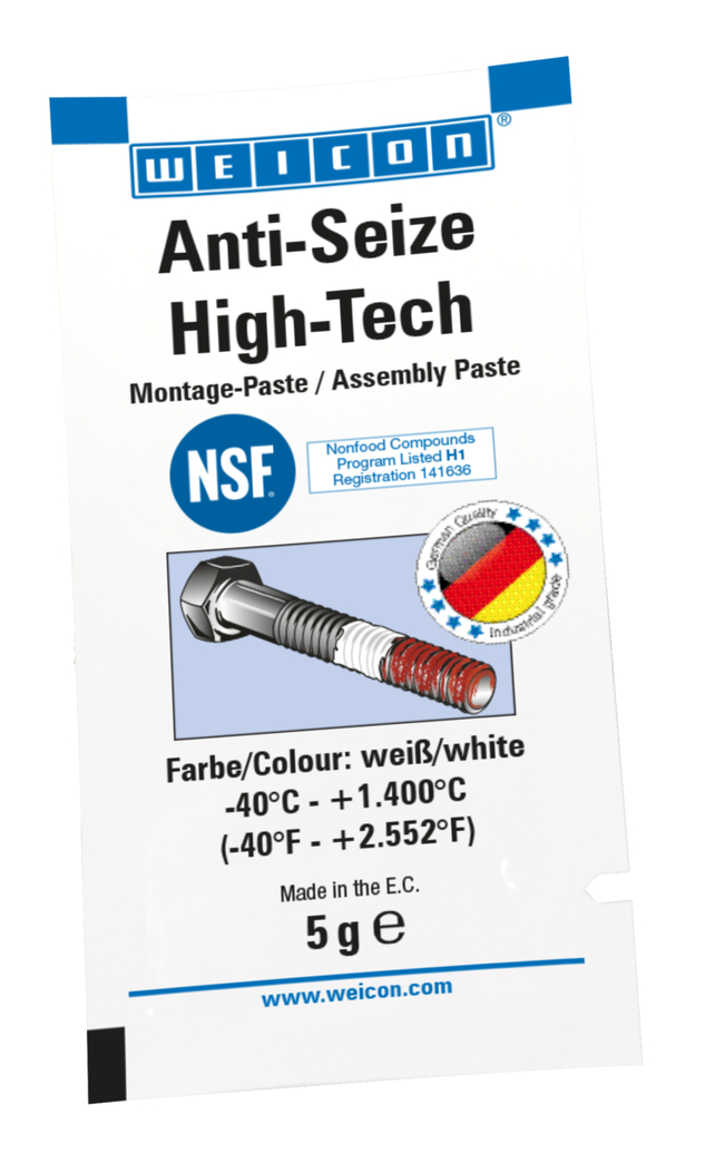 Anti-Seize High-Tech Assembly Paste | metal-free lubricant and release agent paste Anti-Seize High-Tech Assembly Paste | metal-free lubricant and release agent paste