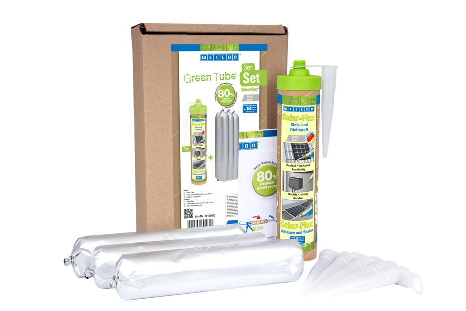Solar-Flex® MS-Polymer | weather-resistant adhesive and sealant for the solar sector, based on MS-Polymer
