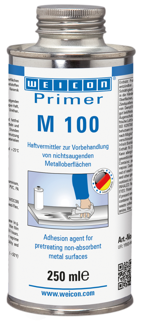 Primer M 100 | bonding agent for non-absorbent metal surfaces Primer M 100 | bonding agent for non-absorbent metal surfaces