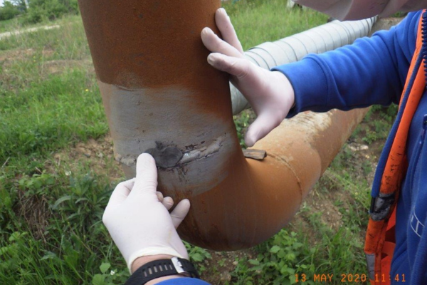 pipe, metal, rust, joint, welding